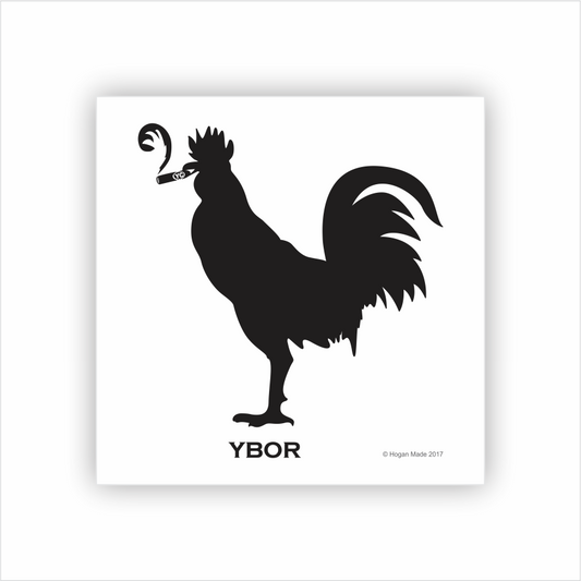 Smokin' Rooster Sticker