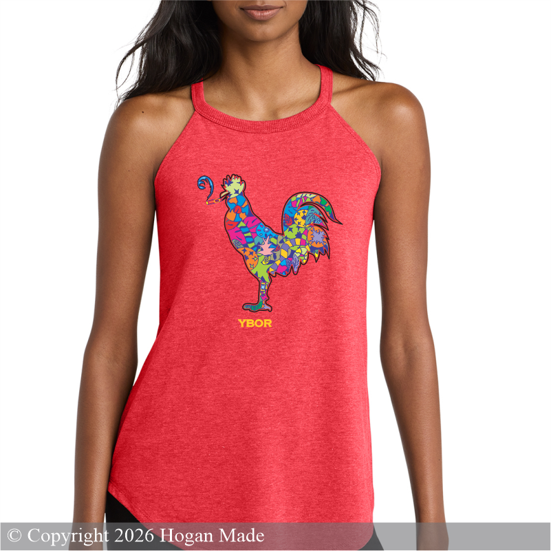 Smokin' Rooster Cuban Folk Art Tank