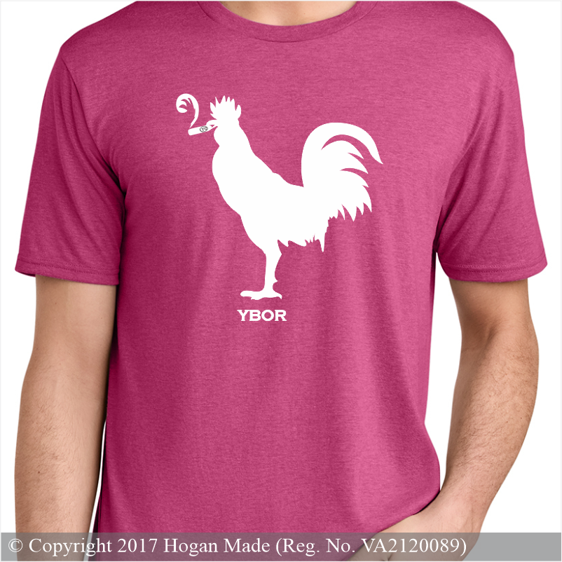 WHOLESALE_Ybor City Smokin' Rooster Tee
