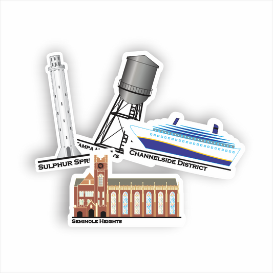 Tampa Neighborhood Stickers