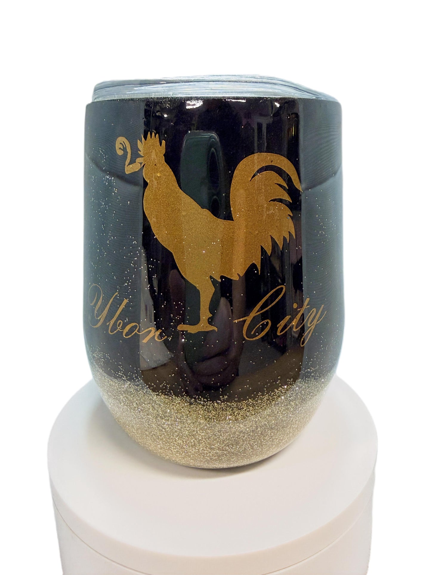 Cigar Label Resin Wine Tumbler